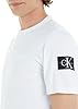 Calvin Klein Men’s Short Sleeve Regular T-Shirt with Logo Badge, White (Bright White), 3XL #2