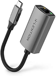 LENTION USB C to Gigabit Ethernet Adapter, 1000M RJ45 Wired LAN Network Converter