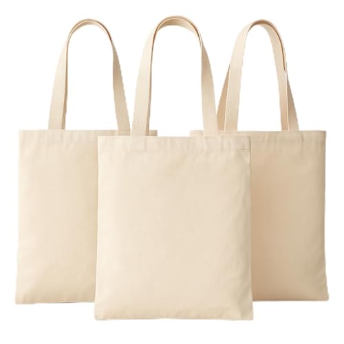 3 Ecobags Lisa Algodão Cru