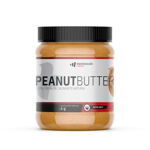 MM Supplements - Crema de Cacahuete - 400g - 100% Cacahuetes Tostados - Rica en Proteína - Sin Azúcares - Vegano - Sabor Super Suave