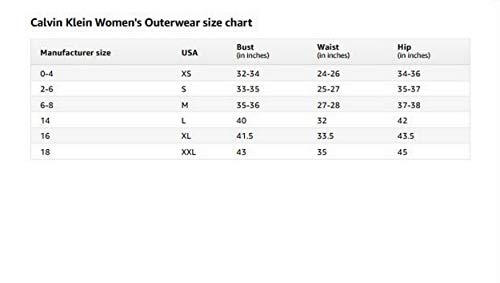 Calvin Klein Women's Chevron Quilted Packable Down Jacket (Standard And Plus), Black, Medium #TOP3