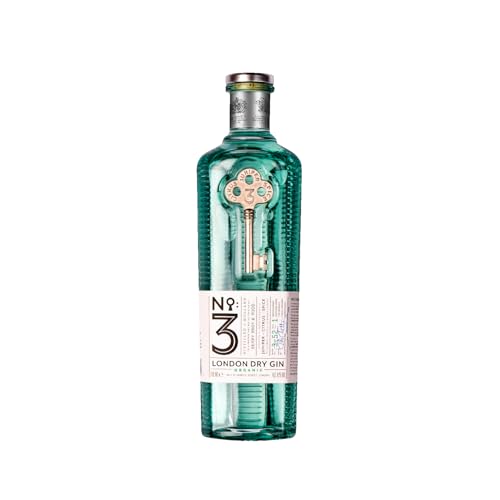 No.3 - London - Dry Gin - Origine : Pays-Bas - 46% Alcool - Notes d'agrumes - A déguster pur ou en cocktail - 70cl