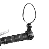 equlup Bike Mirrors, Bicycle Handlebar Review Rear Back View 360 Rotation E-Bike Safe Mirror Cycling Equipment Replacement for Mountain Road Bikes