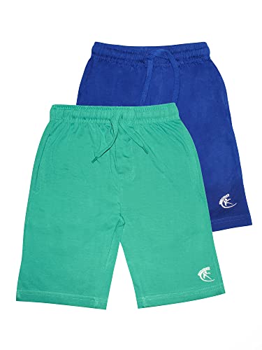 Image of KiddoPanti Boys Knit Knee Length Basic Short Pack of 2