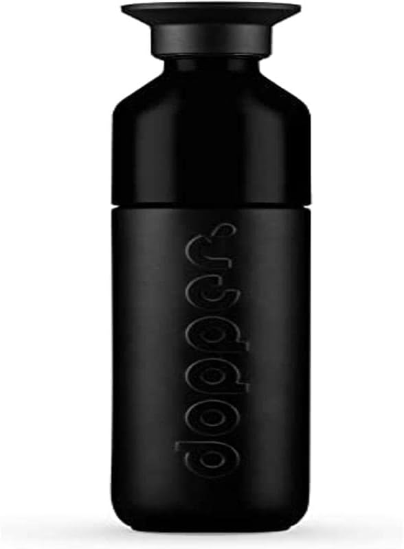 Dopper Insulated Blazing Black Thermos Flask, Stainless Steel Drinking Bottle, 580 ml, Coffee Mug to Go, Thermal Mug for Coffee, Tea, Double-Walled, Leak-Proof, Keeps Cold for 24 Hours, Hot for 9