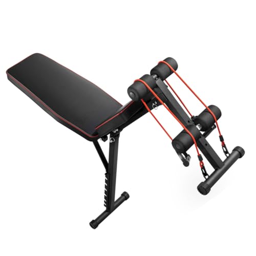 FOYTOKI Multifunctional Fitness Chair Pu Sponge Sit-up Tool Training Board 45cm Height 250kg Max Weight