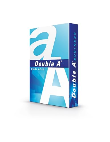 Image of Double A A4 Copier Paper, 75 GSM, 500 Sheets, 5 Ream Premium, 2500 Sheets Total