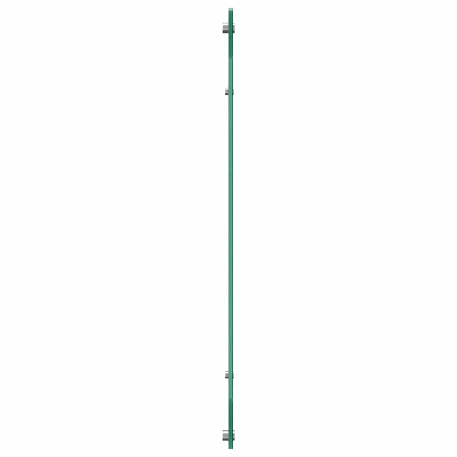 Tylna ścianka kuchenna biała 110 x 60 cm, 2 sztuki ze szkła hartowanego 6 mm, z 4 otworami do łatwego montażu