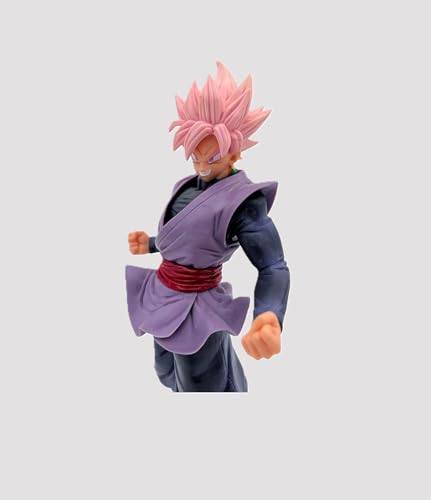 Image of Awestuffs Large Action Figure Limited Edition Figure Toy Statue Merchandise for Anime Lovers (Super Saiyyan Rose) (18 cm)