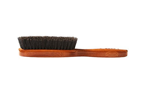 Bass Brushes Semi Oval Boar Wood Brush, 1 Ea #TOP2