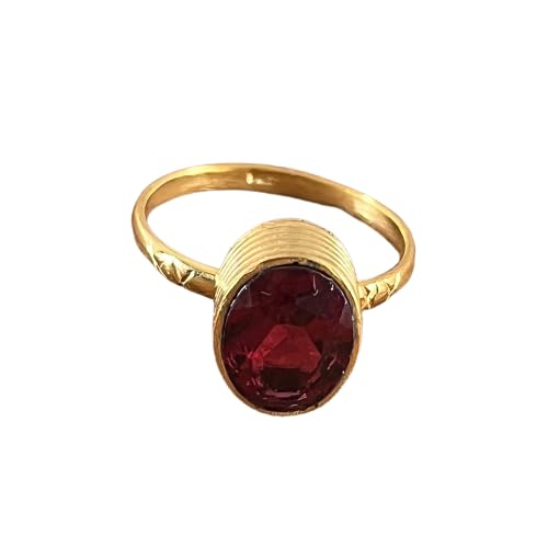 Garnet Stone Ring 925 Sterling Silver Handmade Rings For Women Gemstone Vintage Rings Size 4-12