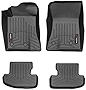 WeatherTech Custom Fit FloorLiner for Mustang/Mustang Shelby GT350/GT350R - 1st & 2nd Row (Black)