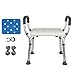 Duschhocker Duschstuhl für Senioren, Dusch-Badhocker, Badsitz Badhocker mit Dusche Griff, Positionen Höhenverstellbar, Duschbank für Die Dusche, Hilfsmittel für Bad & WC