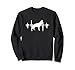 ECG du rythme cardiaque du propriétaire du chien pour le Sweatshirt