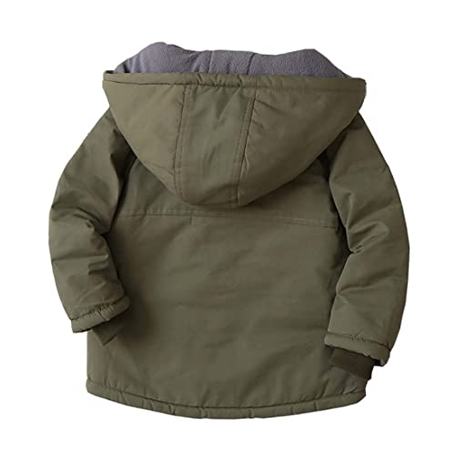 Image of Boys Girls Winter Outwear Coats, Kids Warm Outfits,Windproof Jacket for Toddler 1-8Y