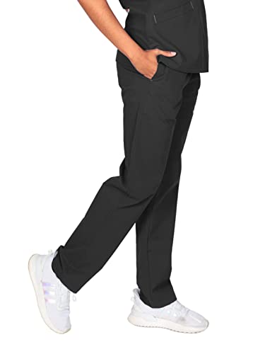 IguanaMed Women's 5300 Classic Straight-Leg Pant Carbon Black L