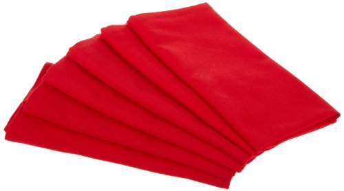 DII Winter Fun Napkin, Tango Red, Set of 6