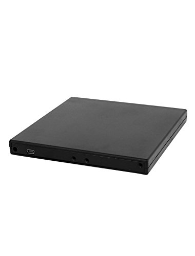 Ruilogod Caja Externa USB 2.0 para Unidad Óptica 9.5mm IDE miniatura 3