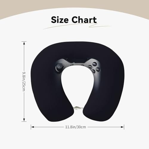 Almohada de Espuma Viscoelástica Negra para Cuello miniatura 5