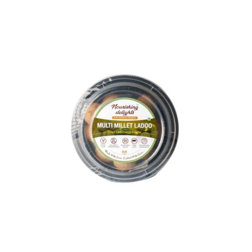 Image of Nourishing Delights Multi Millet Ladoo with Ghee & Jaggery, 200 g