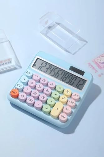 Image of CBK KARUIDA Standard Calculator 12 Digit with Large LCD Display and Big Buttons, Office Accessories for Desk,Cute Calculator for Office,School, Home,Basic Calculator Business