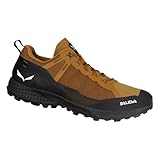 Salewa Men's Pedroc Powertex Waterproof Trekking & Hiking Shoe - Golden Brown/Black - 10.5