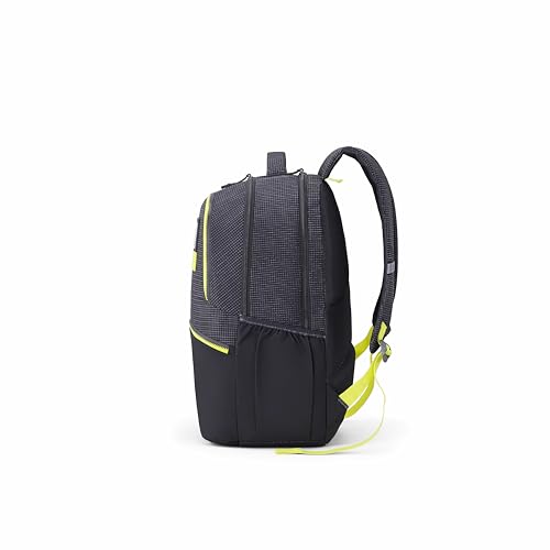 Image of American Tourister Uni-Prim | 32 Ltrs | 3 Compartments | Bottle Pocket | Ergonomic Padded Back Panel & Shoulder Straps | School Backpack for Boys & Girls | 1 Year International Warranty | Black