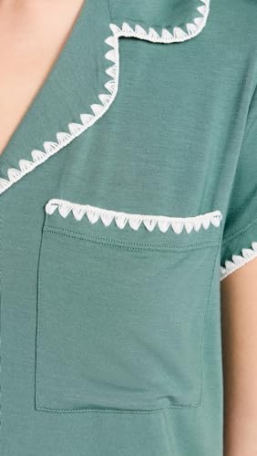 Image of Eberjey Women's Frida Whip Stitch Shorts PJ Set