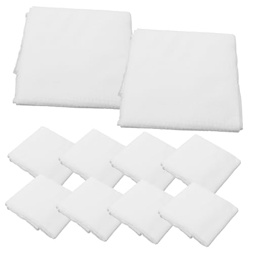 Toallas desechables de algodón absorbentes para manos y rostro en pack de 10 2
