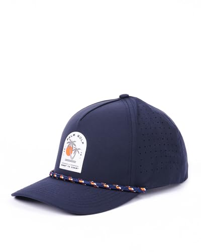 Image of Palm Golf Hat - Coast to Coast Snapback Hat, Breathable, Quick Drying, Sun and Rain Protection