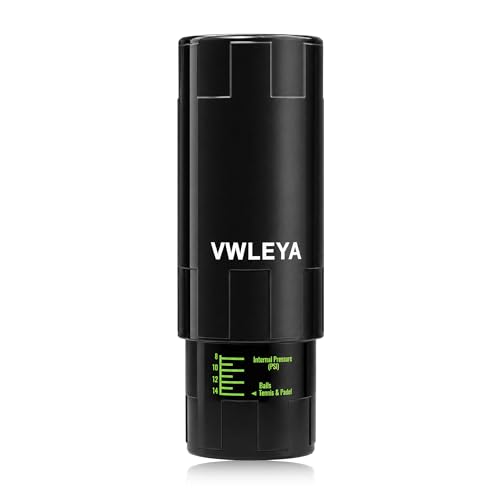 Vwleya Tennis Ball Pressurizer Holds 3 Balls Under 14 PSI (Black)