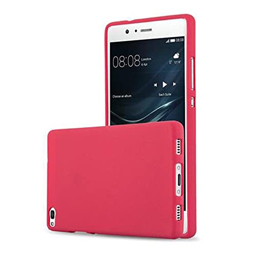 Cadorabo Custodia Per Huawei P30 Pro Frost Rosso - Cover Sottile In Silicone TPU Antiurdo Con Bordo Rialzato, Morbida E Leggera - 4