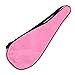 Nurnesy Squash Racquet Cover Bag Lightweight Padded Racket Carrying Bag with Adjustable Shoulder Strap (Pink)