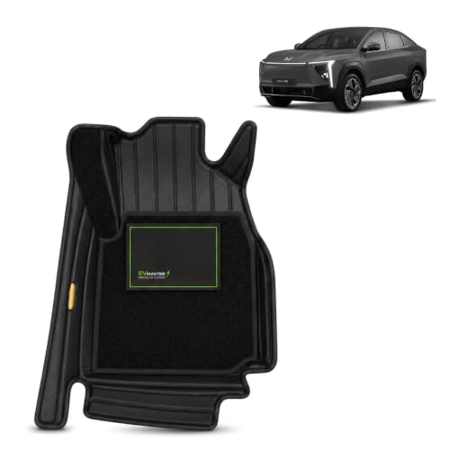 Image of EV MASTER 11D Car Floor Mats for Mahindra XEV 9S Hybrid (2026 Onwards) Complete Set | All Weather | Anti-Slip | Luxury Premium Car Mat | Full Coverage | Custom Fitted Car Foot Mats