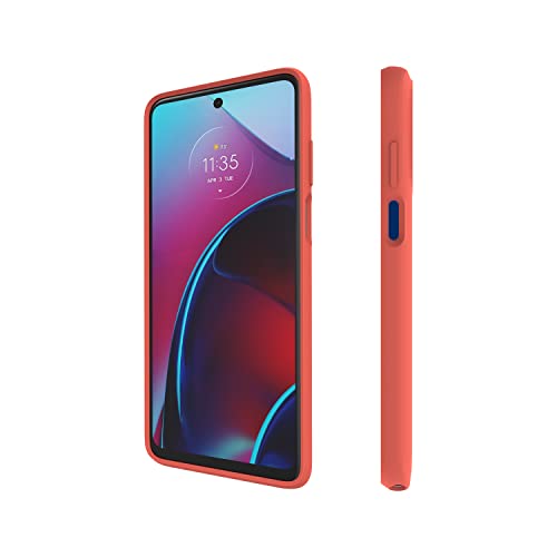 Image of Motorola Moto G Stylus (2022) Protective Case- Precision fit, Stylish Shock Absorbing Phone Cases - Living Coral [NOT for 2022 G Stylus 5G Version]
