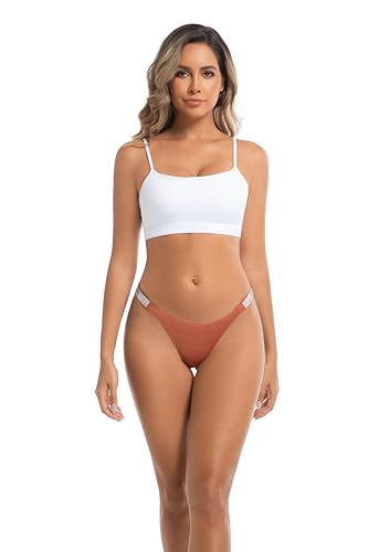 Image of Thong Women's Underwear Sexy Panties Shine Strap G-String Thongs