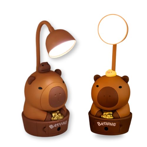 Luminária de Mesa Capivara Infantil com Apontador de Lápis – Luz ...