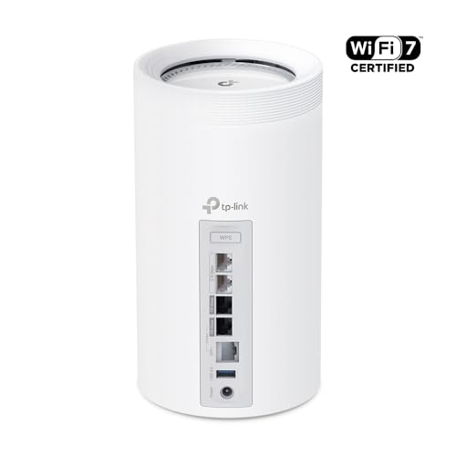 Image of TP-Link Deco 7 Elite BE85 Tri-Band WiFi 7 BE22000 Whole Home Mesh System | 12-Stream 22 Gbps, 2X 10G + 2X 2.5G Ports, Wired Backhaul, 8X High-Gain Antennas, VPN, HomeShield (3-Pack)