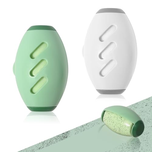 prota 2 Stück Fusselrolle Wiederverwendbar Waschbarer Tierhaarentferner Fusselrolle Waschbarer Tragbarer Aufkleber Klebrige Gel Fusselroller Ball für Haustierhaar Kleidung