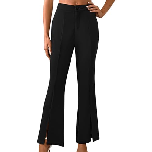 Flare Dress Pants for Women Split Leg Pants Business Casual