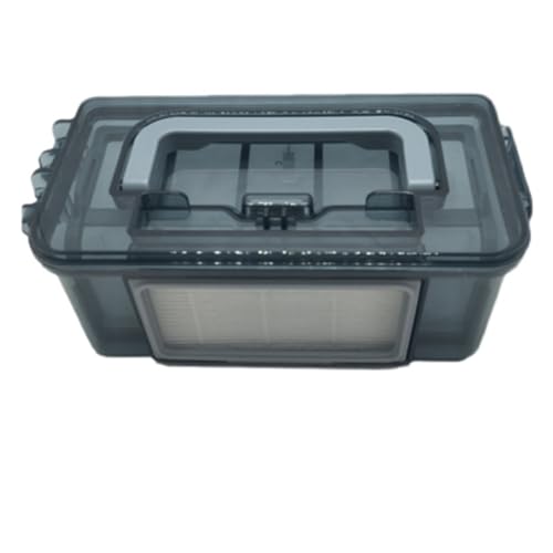 Filtro de caja de polvo con marco, juntas de goma y malla prefiltrante. Compatible con aspiradoras robóticas Vileda VR 302. Pieza de repuesto.
