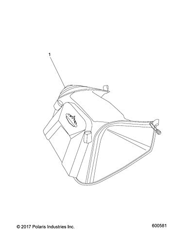 Polaris Burandt Adventure Underseat Storage Bag - 2881056 miniatura 7