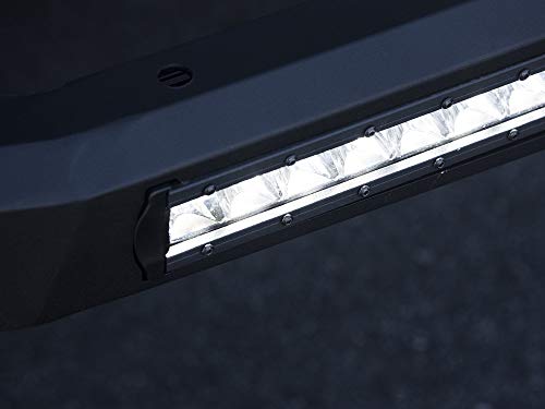 Image of Armordillo 7178489 AR Series Bull Bar Bumper Guard with LED Light Bar - Matte Black Fits 2003-2009 Lexus GX470