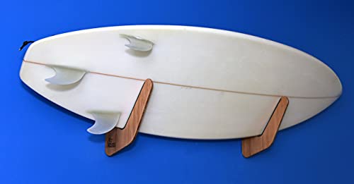 Grassracks Bamboo Surfboard Rack For 1 Board - Snowboard Or Surfboard Wall Rack Kaua'i Show-Off (1 Board, Bamboo) #TOP2