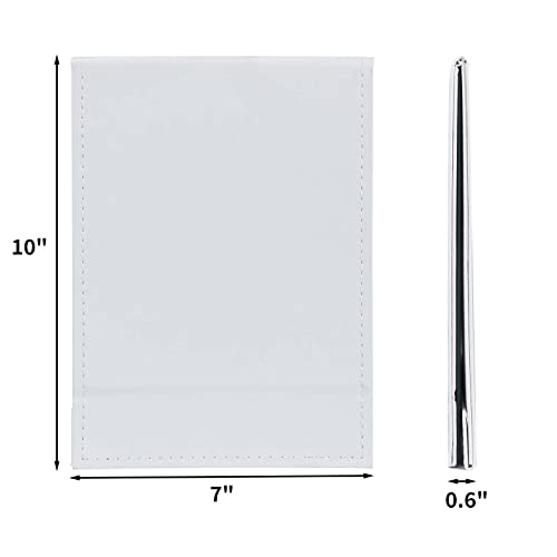 Espejo de maquillaje portátil rectangular plegable miniatura 2