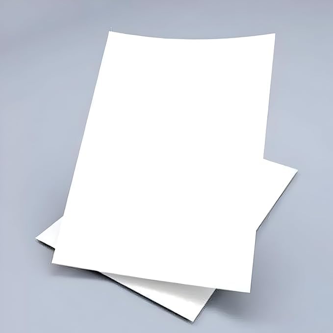Image of A4 Premium Snow White Paper - 80 GSM Ultra Smooth Finish | Double Side Printable Colored Sheets For Invoicing, Office, Craft, Letterhead & Projects | Pack of 100 Sheets (Snow White)