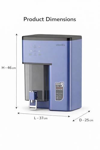 Image of Aqua Innovica 9-Stage RO Water Purifier with Alkaline, Copper, Zinc & LED UV | 10L Storage | TDS Controller | up to 3000 TDS | for Home & Office | Municipal & Borewell | NSF Certified