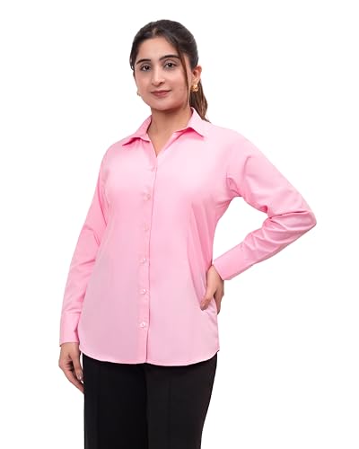 Image of ESTA Women Full Sleeve Stylish Western Official Formal Shirts Regular fit Shirts for Women