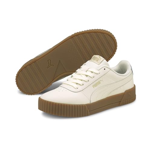 Image of Puma Womens Carina Lux L White- WhiteSneaker