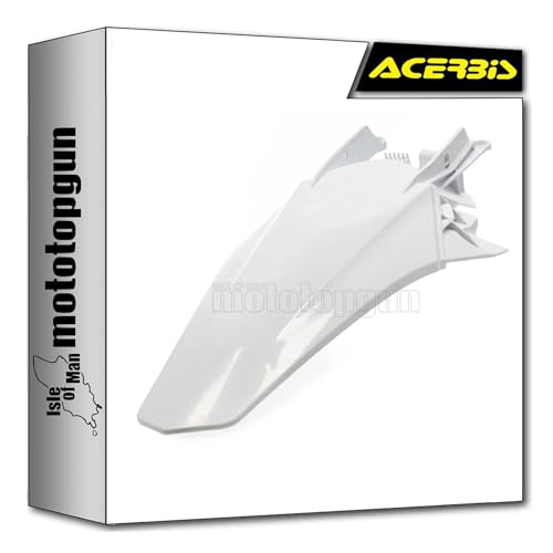 Garde-boue arrière blanc Acerbis pour moto Gas Gas EC 350 F 2021 2022